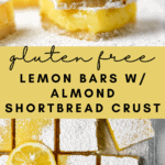 Gluten Free Lemon Bars with Almond Shortbread Crust